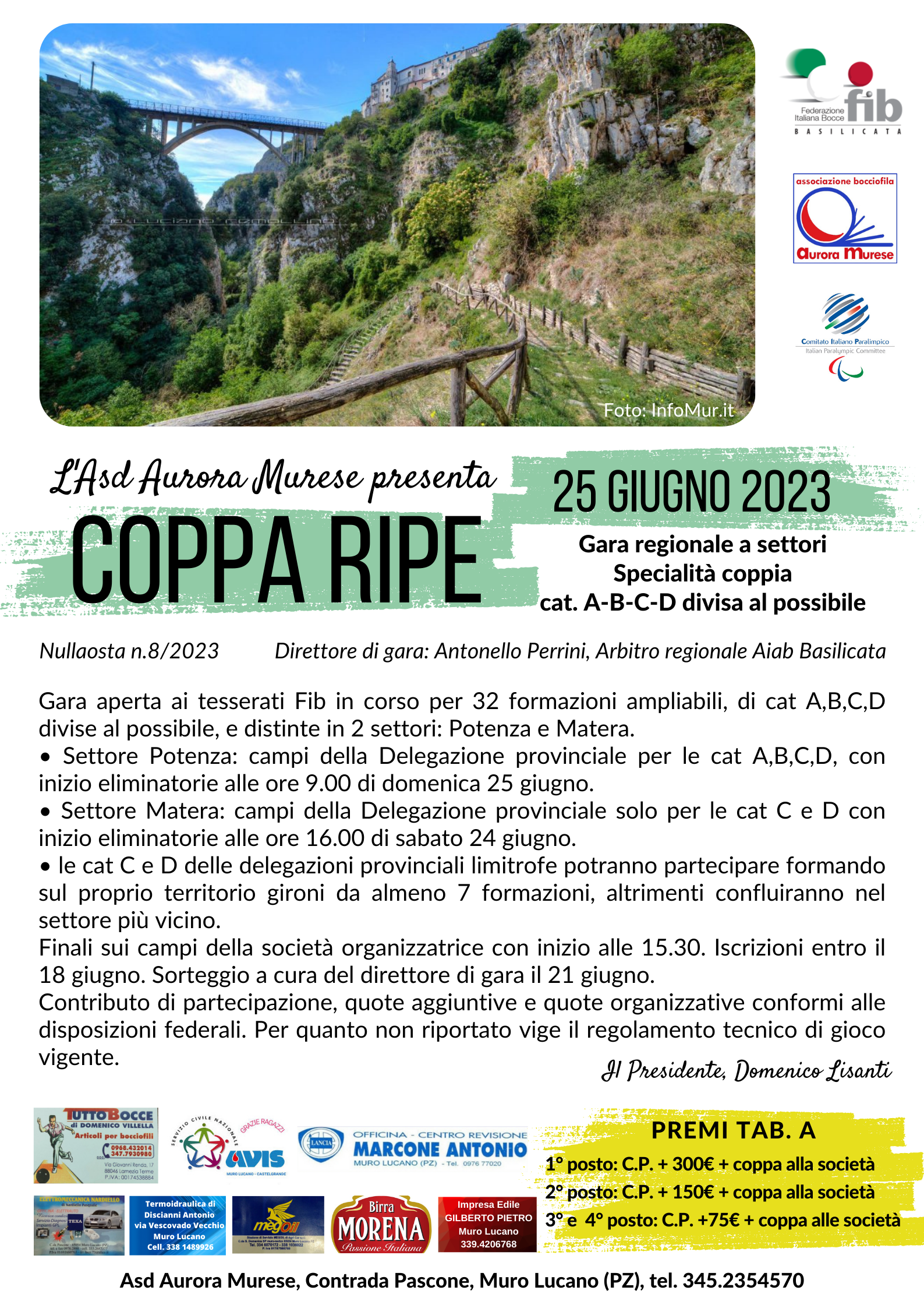 Coppa Ripe Aurora Murese 