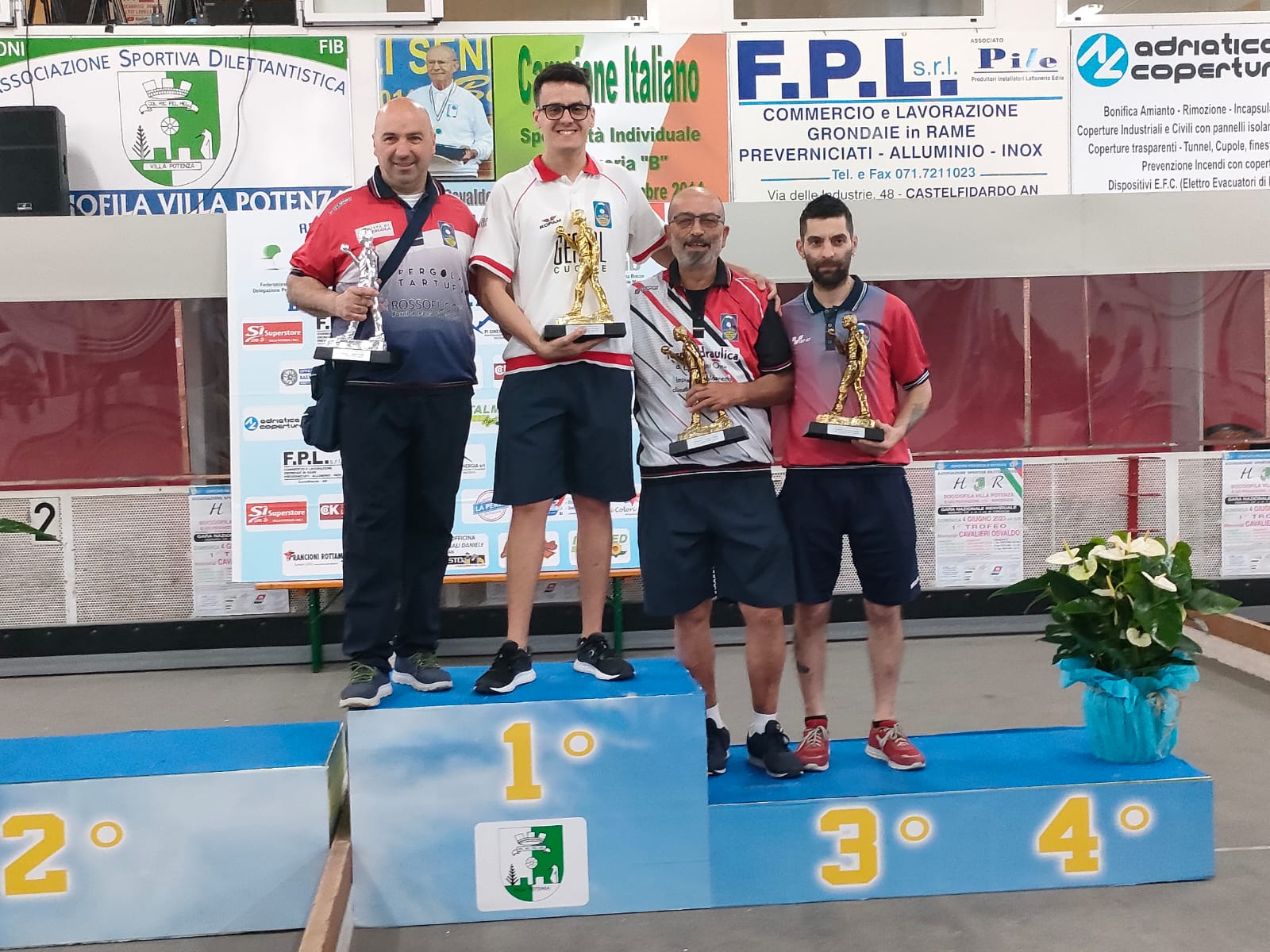 Podio B a Villa Potenza