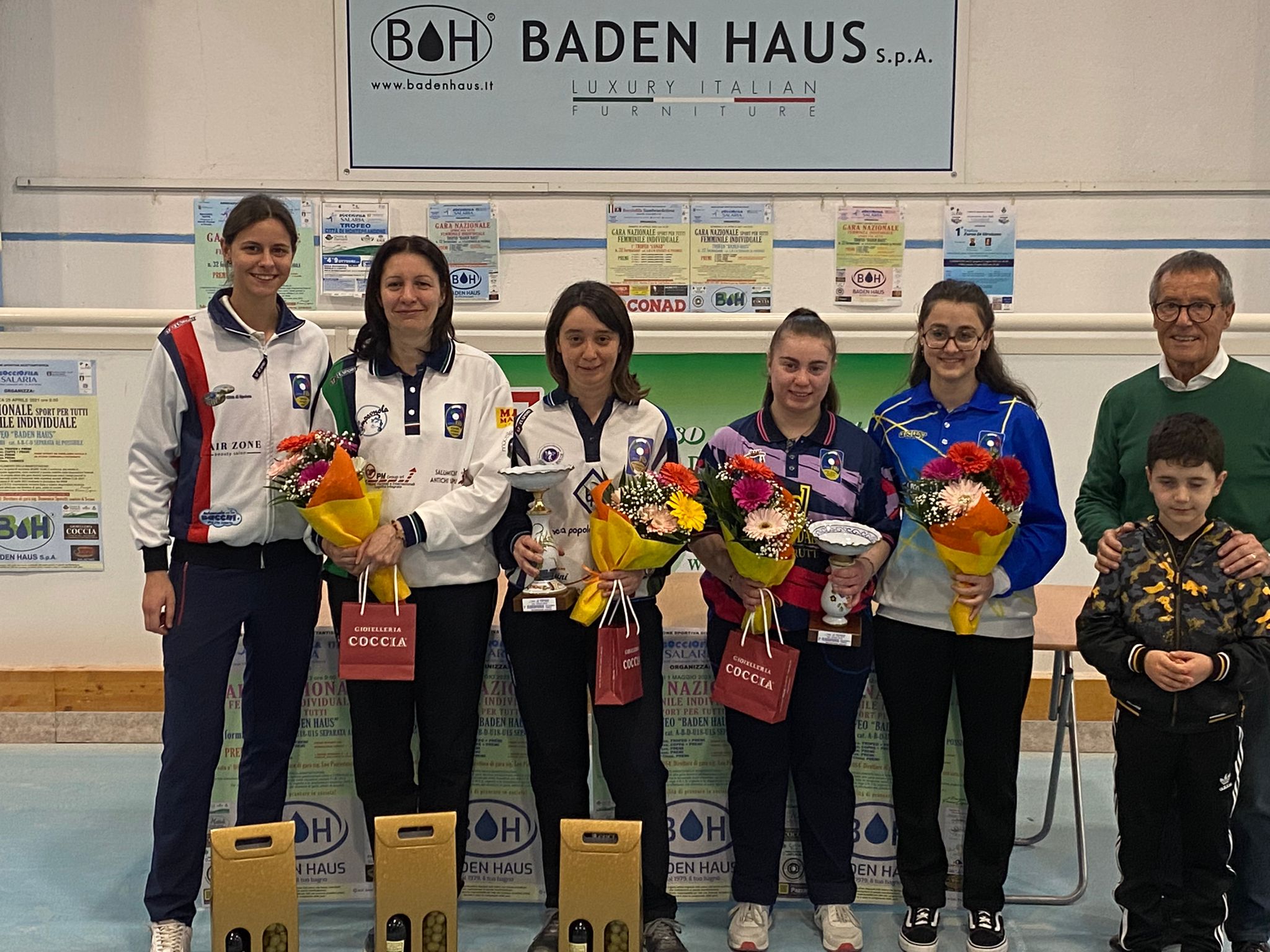Podio Salaria femminile 2023