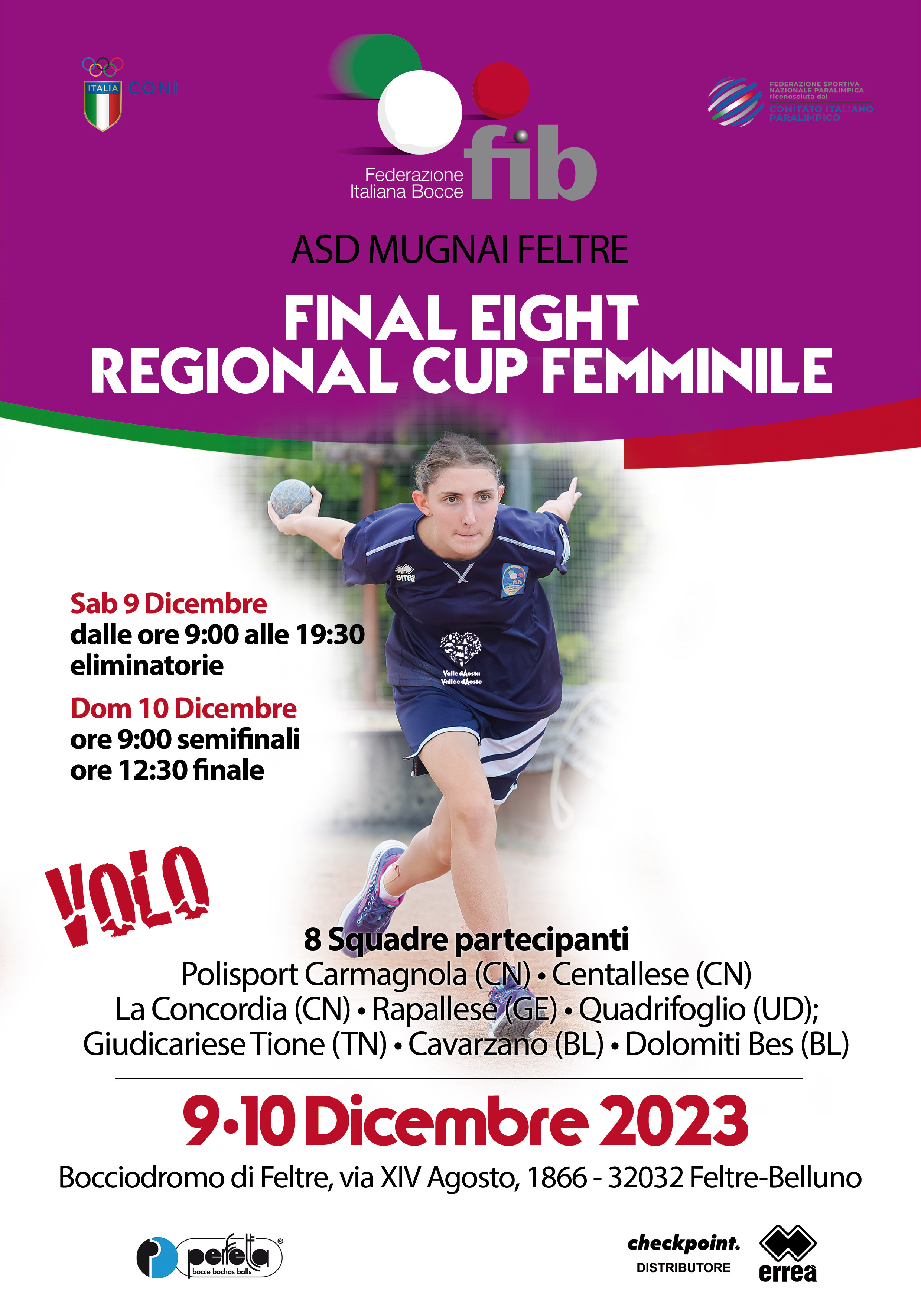 202312 09 10 Regional CUP Femminile a Feltre Final Eight