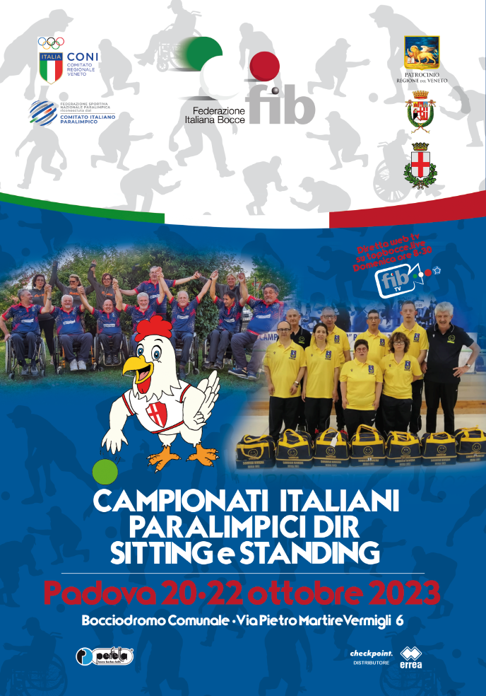 202310 20 22 B Campionati Italiani Sitting Standing e DIR PD Locandina