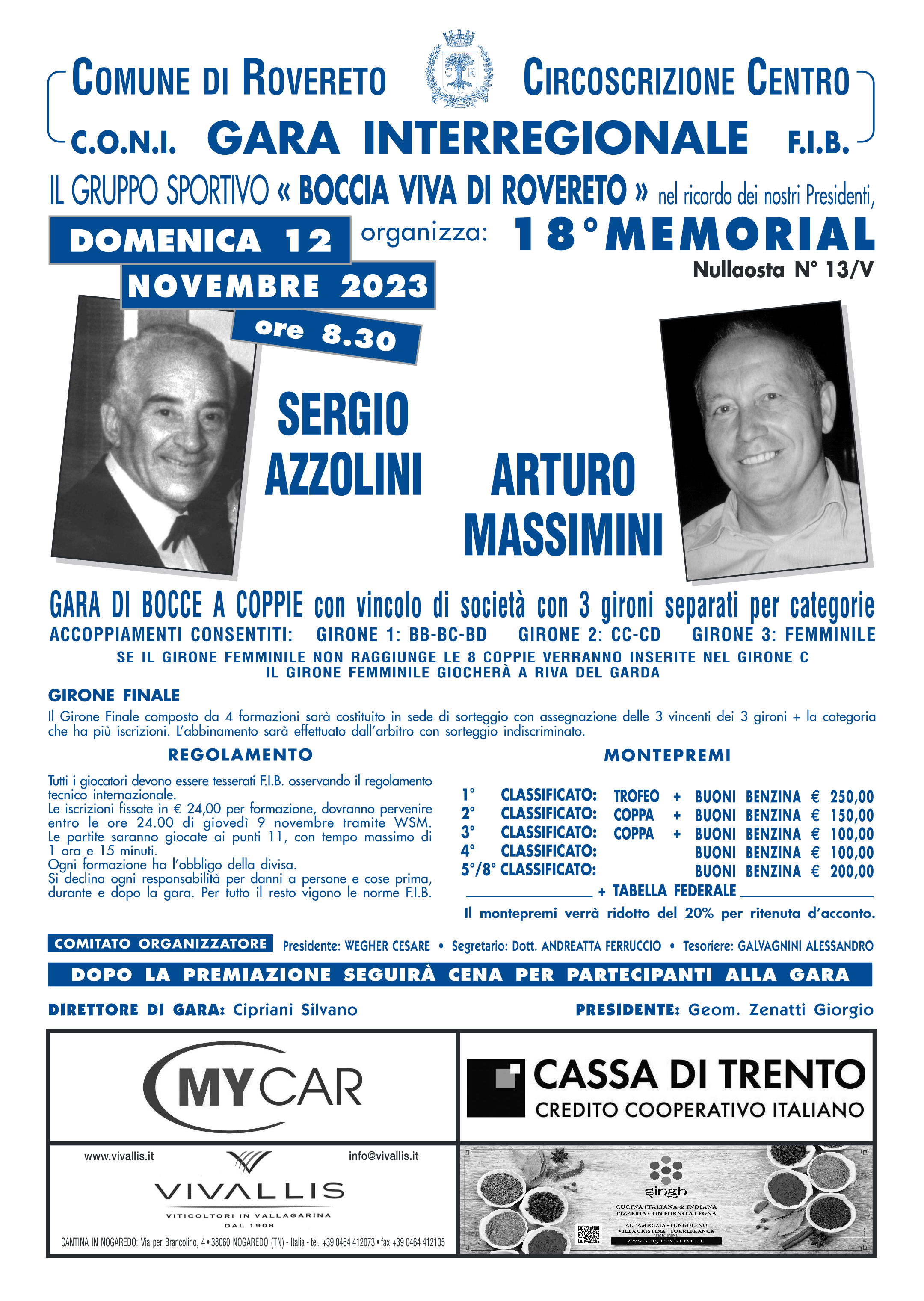 202311 12 18 MEMORIAL PRESIDENTI G.S. BOCCIA VIVA